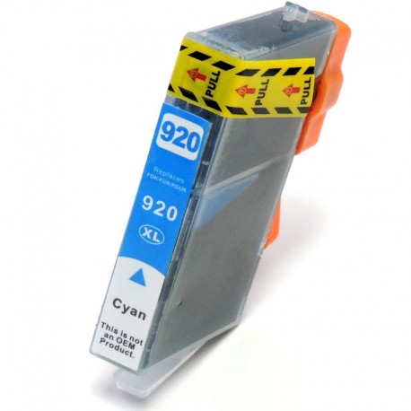 HP 920 XL C Tinteiro Ciano Compatível (CD972AE)